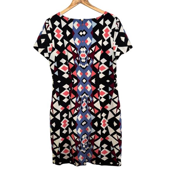 Talbots Size 12  Mod Geometric Shift Dress - Picture 3 of 8